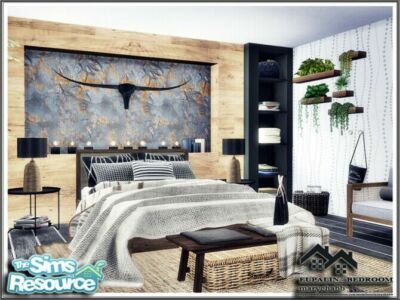 Eupalin Bedroom By Marychabb Sims 4 CC