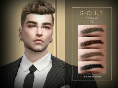 Eyebrows 202102 By S-Club WM Sims 4 CC