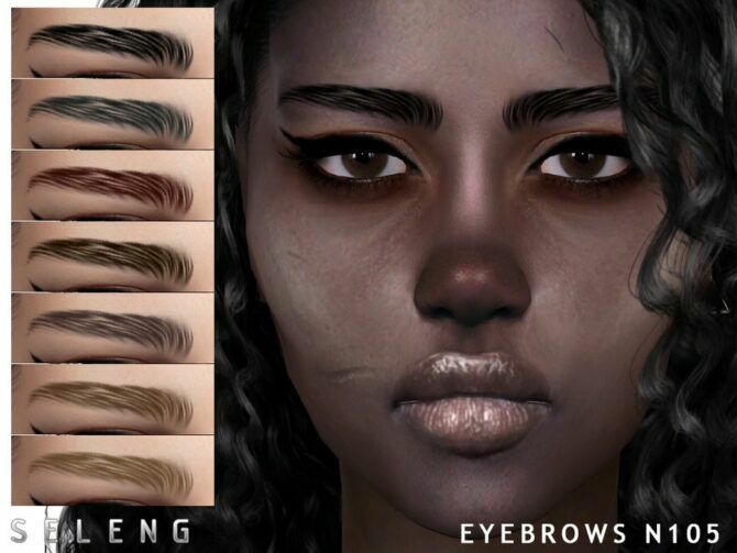 Eyebrows N105 By Seleng Sims 4 CC