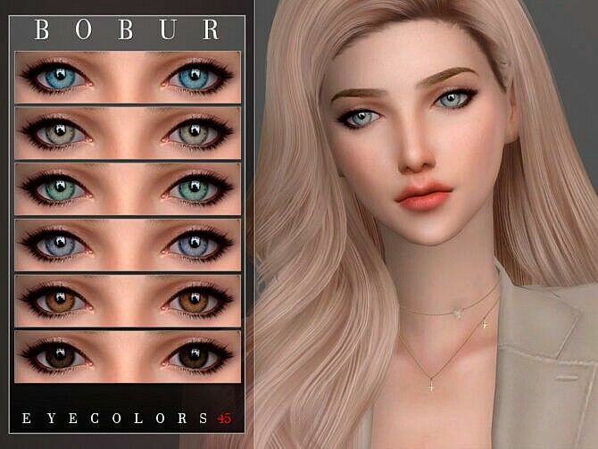 Eyecolors 45 By Bobur3 Sims 4 CC