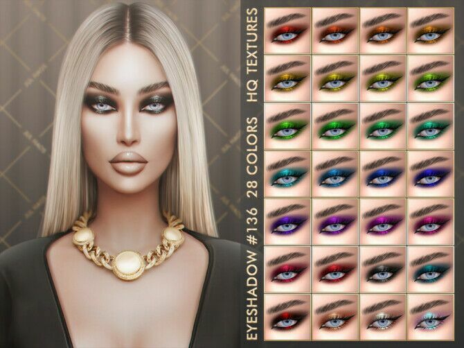 Eyeshadow #136 By Jul_Haos Sims 4 CC