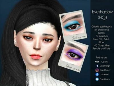Eyeshadow HQ By Caroll91 Sims 4 CC