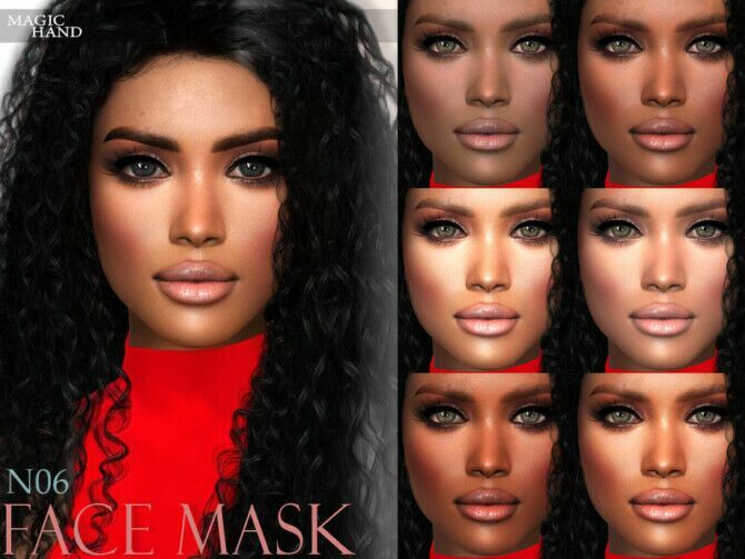 Face Mask N06 By Magichand Sims 4 CC