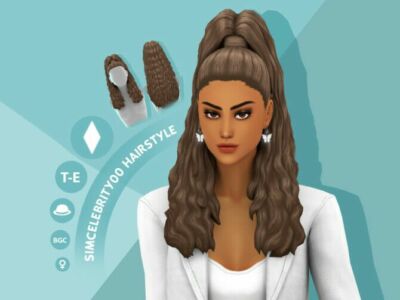 Fallon Hairstyle By Simcelebrity00 Sims 4 CC