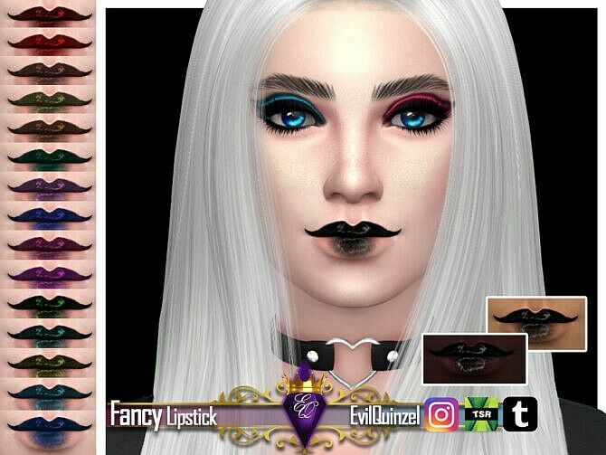 Fancy Lipstick By Evilquinzel Sims 4 CC