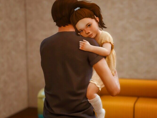 sims 4 cc father daughter day pose pack at katverse 2