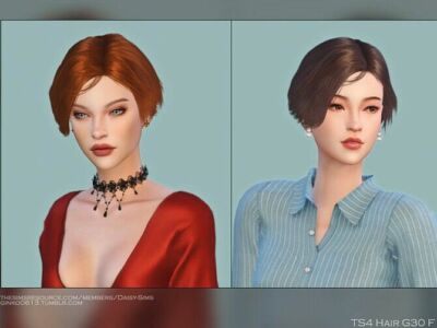 Female Hair G30 By Daisy-Sims Sims 4 CC