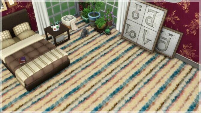 sims 4 cc fluffy stripes carpets at annetts sims 4 welt 3