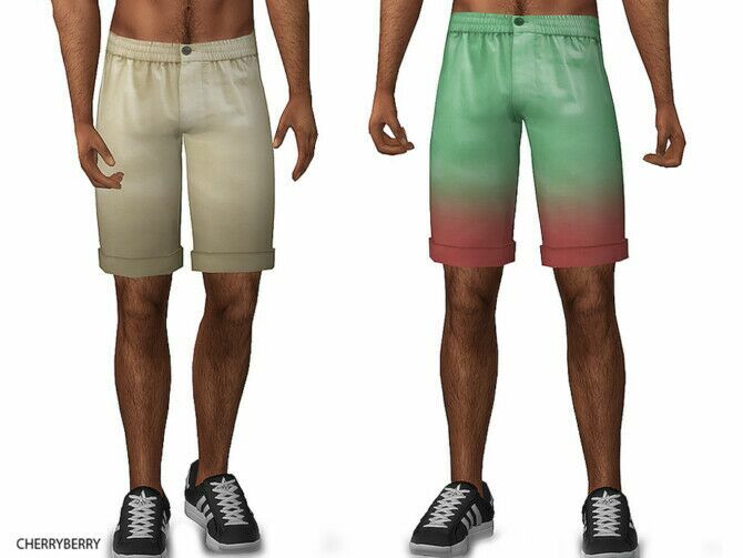 Francis Summer Shorts By Cherryberrysim Sims 4 CC