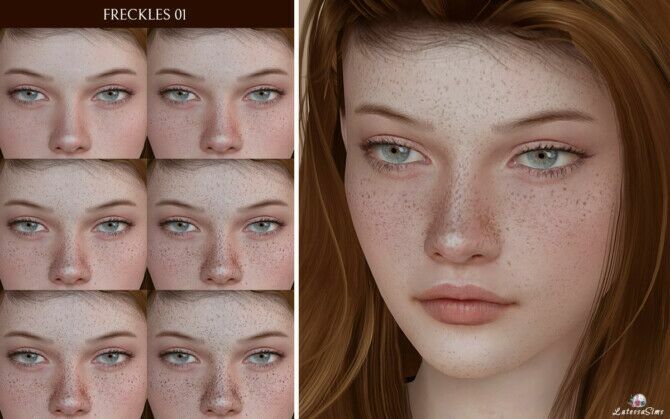 Freckles 01 At Lutessa Sims 4 CC