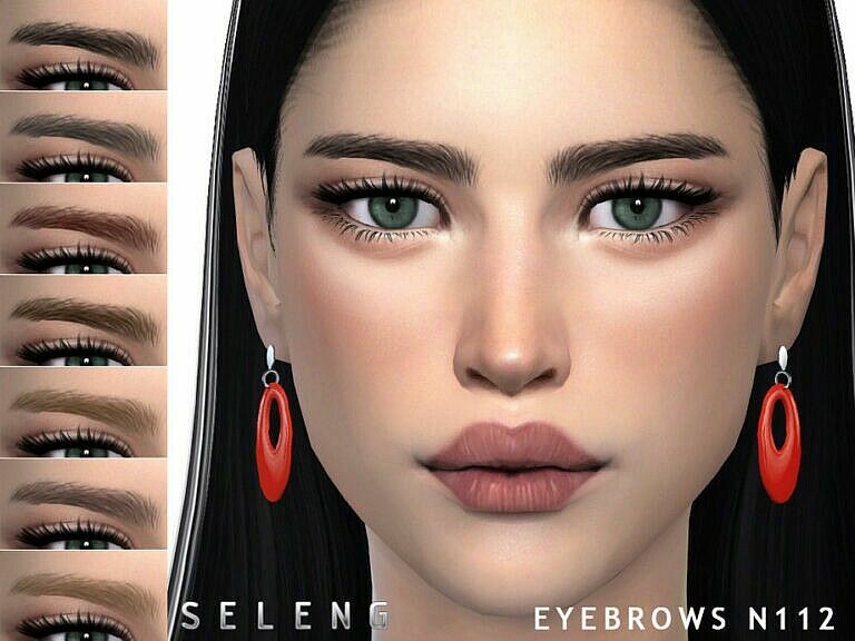 Eyebrows N112 By Seleng Sims 4 CC