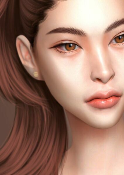 Gpme-Gold F-Eyebrows G17 By Goppols ME Sims 4 CC