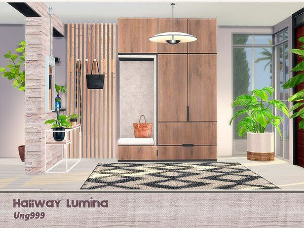 sims 4 cc free download hallway lumina by ung999 by tsr 3