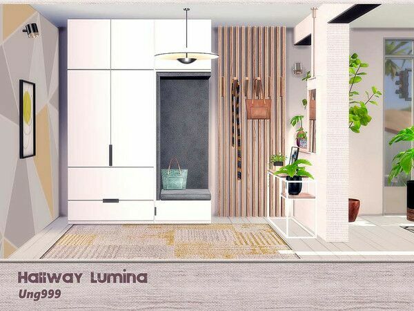 sims 4 cc free download hallway lumina by ung999 by tsr 5