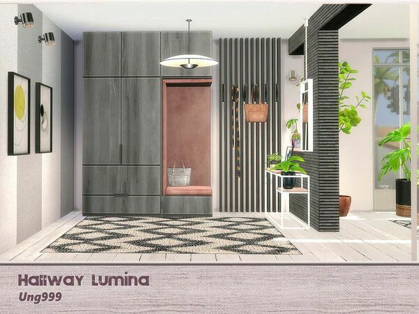 sims 4 cc free download hallway lumina by ung999 by tsr 6