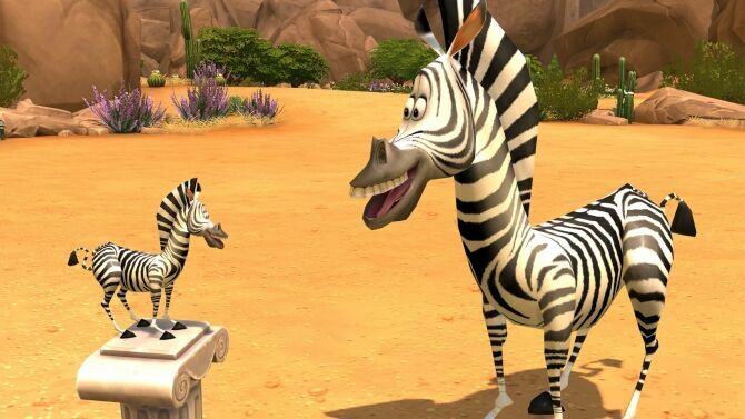 sims 4 cc free download marty the zebra by xelenn 2