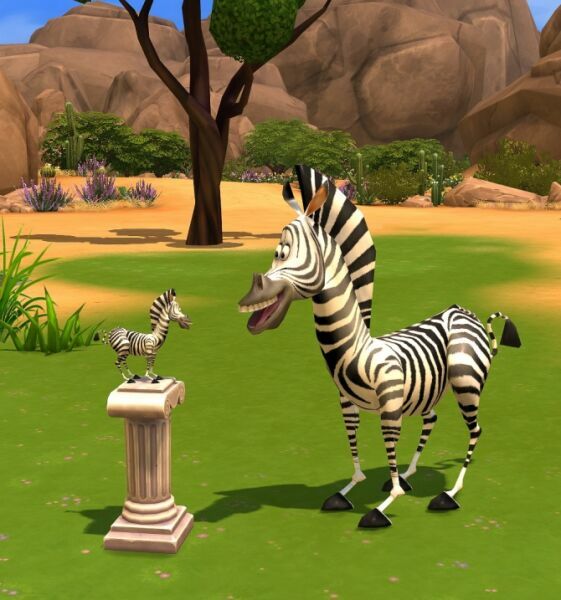 sims 4 cc free download marty the zebra by xelenn 3