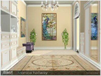 Monica Hallway By Severinka Sims 4 CC