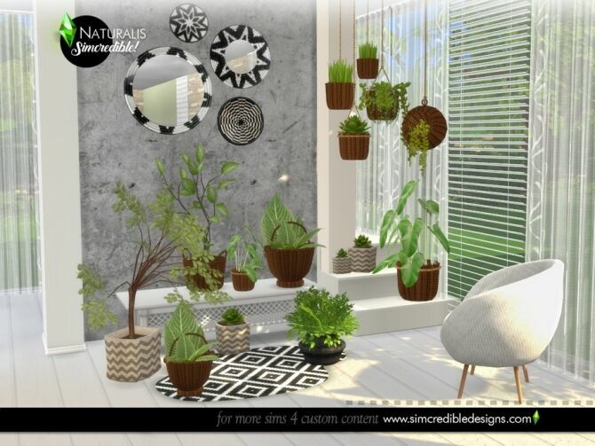 sims 4 cc free download naturalis plants by simcredible by tsr 4