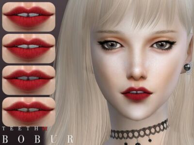 Teeth 01 By Bobur3 Sims 4 CC