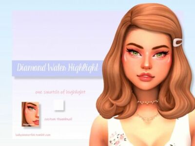 Diamond Water Highlight By Ladysimmer94 Sims 4 CC