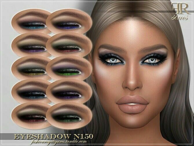 FRS Eyeshadow N150 By Fashionroyaltysims Sims 4 CC