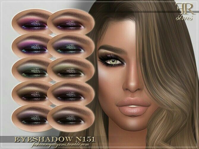 FRS Eyeshadow N151 By Fashionroyaltysims Sims 4 CC