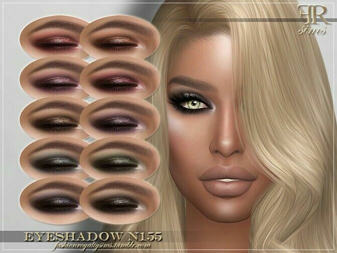 FRS Eyeshadow N155 By Fashionroyaltysims Sims 4 CC