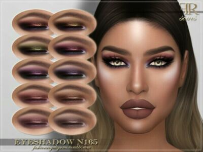 FRS Eyeshadow N165 By Fashionroyaltysims Sims 4 CC