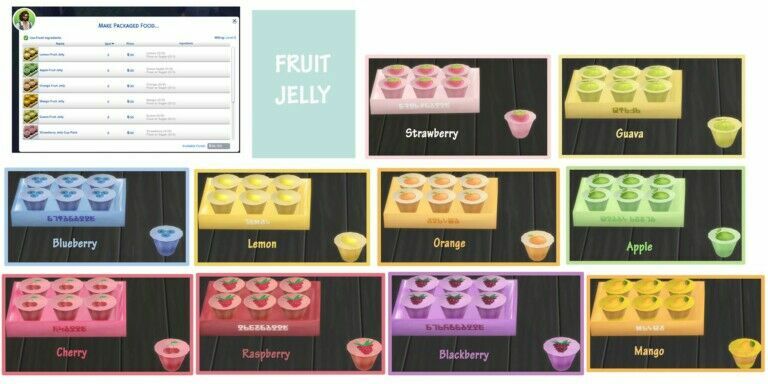 Functional Mill AD ON – Fruit Jelly Edition At Icemunmun Sims 4 CC