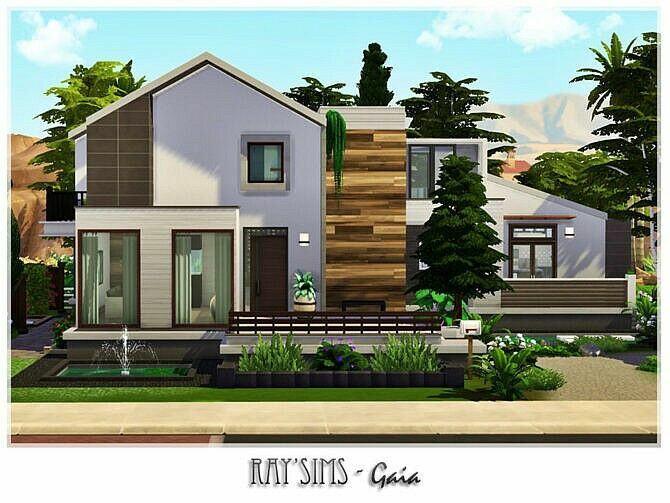 Gaia House By Ray_Sims Sims 4 CC