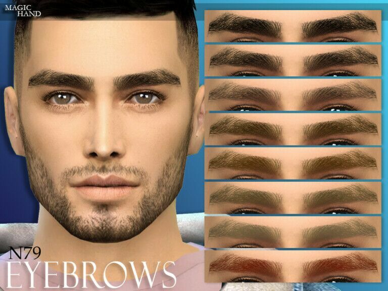 Eyebrows N79 By Magichand Sims 4 CC