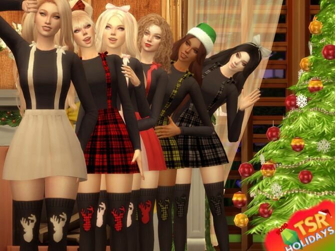 sims 4 cc get free holiday wonderland marissa socks by dissia by tsr 3