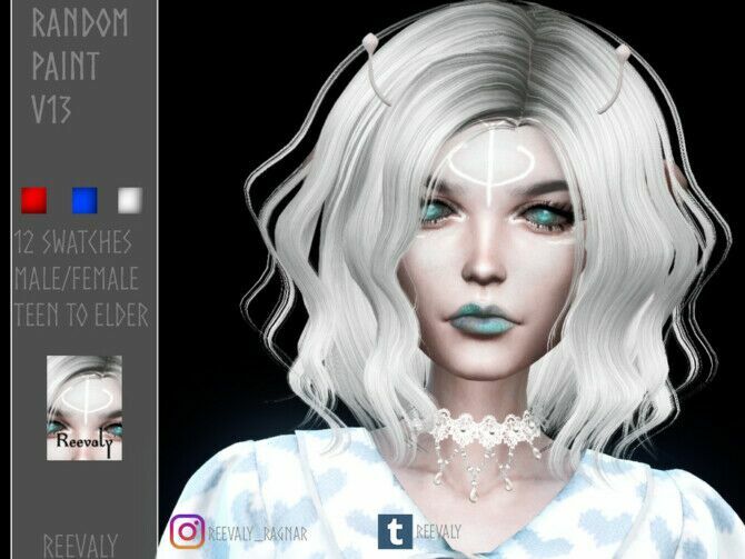 Random Paint V13 By Reevaly Sims 4 CC