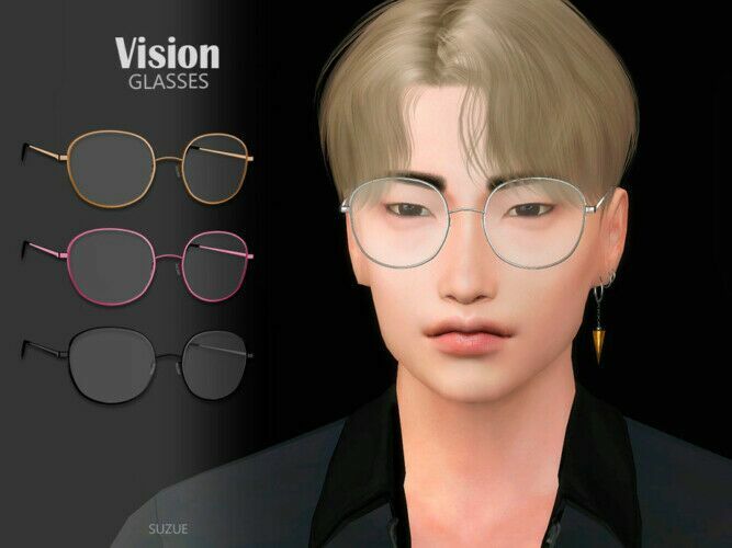 sims 4 cc get free vision glasses by suzue by tsr 2