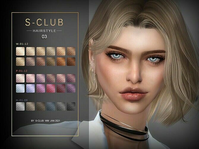 sims 4 cc hair 202103 by s club wm 2