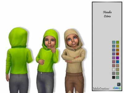 Hoodie Citrio By Mahocreations Sims 4 CC