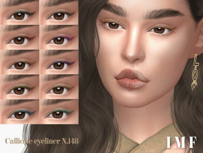 IMF Calliope Eyeliner N.148 By Izziemcfire Sims 4 CC