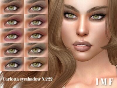 IMF Carlotta Eyeshadow N.222 By Izziemcfire Sims 4 CC