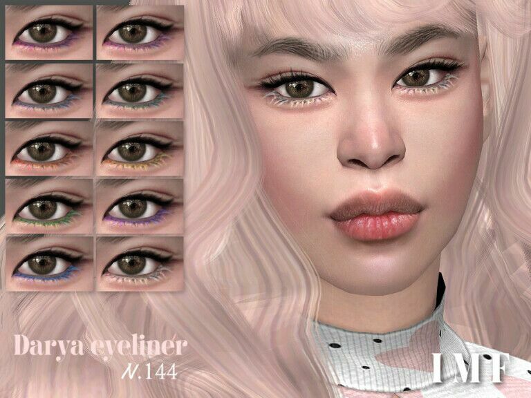 IMF Darya Eyeliner N.144 By Izziemcfire Sims 4 CC