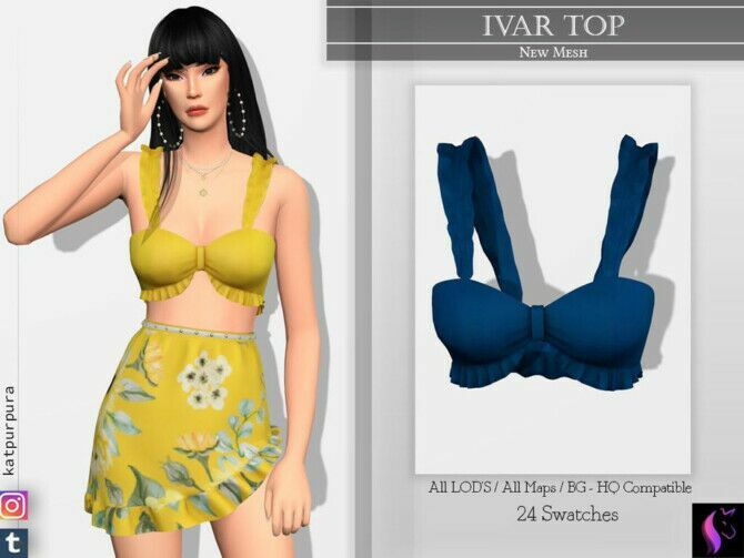 Ivar TOP By Katpurpura Sims 4 CC