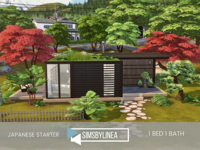 Japanese Starter By Simsbylinea Sims 4 CC