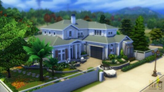 Kamala Large Suburban House At Mister Glucose Sims 4 CC