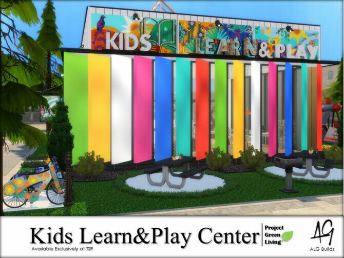 Kids Learn And Play Center By Algbuilds Sims 4 CC