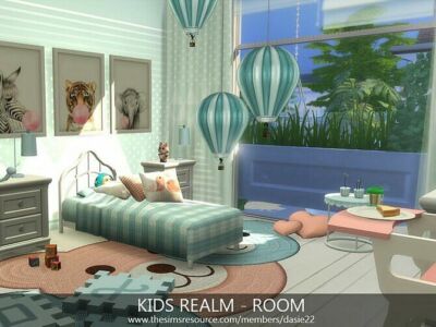 Kids Realm Bedroom With Bathroom By Dasie2 Sims 4 CC