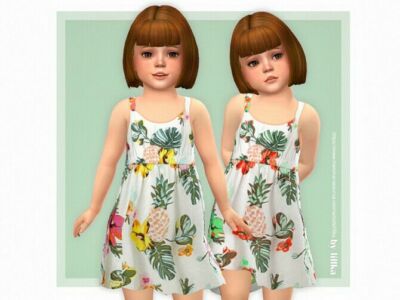 Kiki Dress By Lillka Sims 4 CC