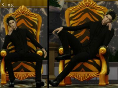 King Pose Pack By Yanisim Sims 4 CC