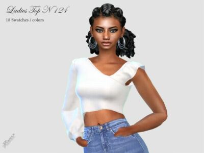 Ladies TOP N 124 By Pizazz Sims 4 CC