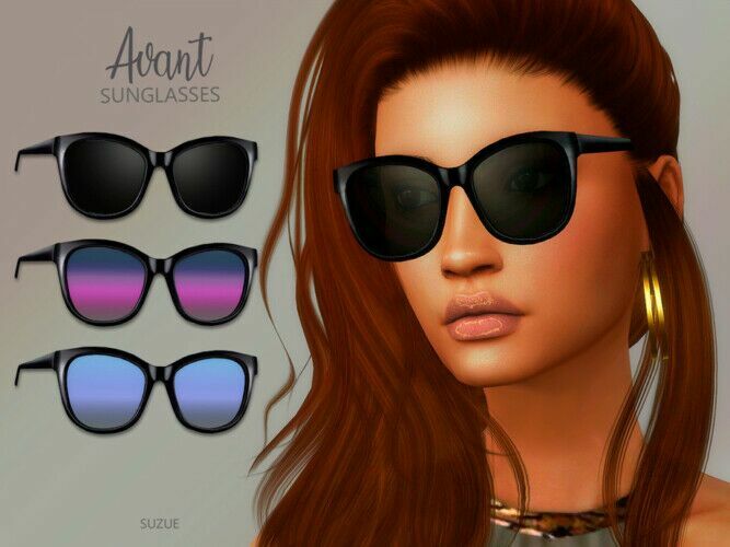 Avant Sunglasses By Suzue Sims 4 CC