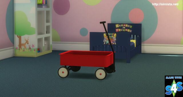 Classic TOY Wagon By Simista Sims 4 CC